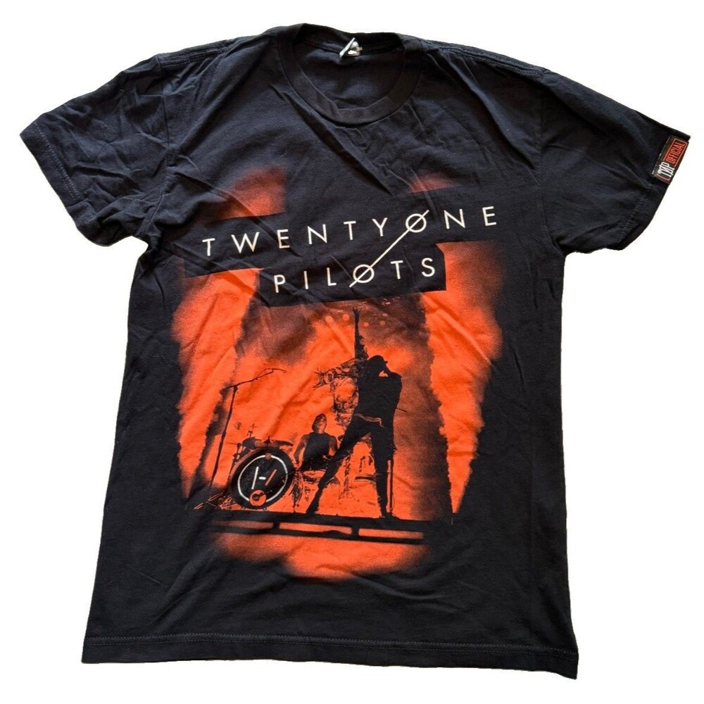Twenty One Pilots Emotional Roadshow 2017 Tour T-Shirt Mens XS Black Concert